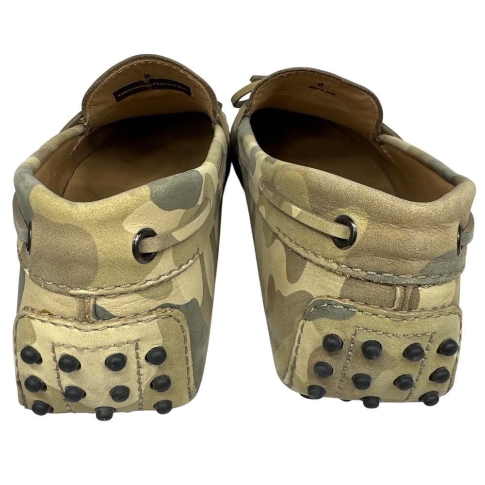 TOD'S Gommino Driving Shoes, Men's Size 8, Camo - Picture 10 of 15